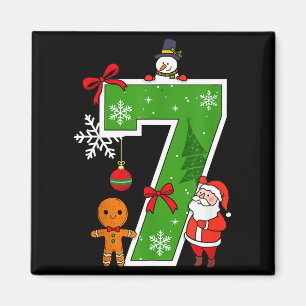 Number 7 Matching 67 Meme Christmas Costume Men Wo Magnet