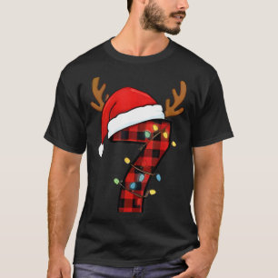 Number 7 Matching 67 Meme Christmas Costume Men Wo T-Shirt