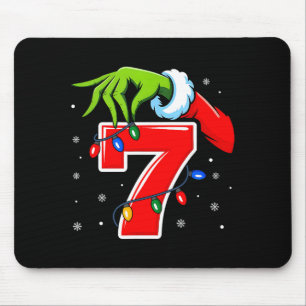 Number 7 Matching 67 Meme Christmas Elf Hand Boys  Mouse Mat