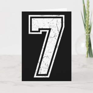 Number 7 Matching 67 Meme Costume Men Women Kids  Card