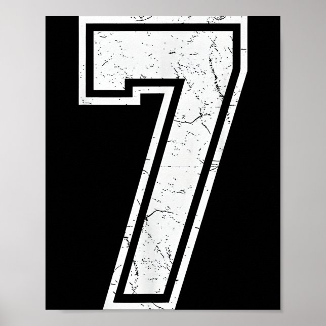 Number 7 Matching 67 Meme Costume Men Women Kids  Poster (Front)