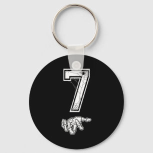 Number 7 Matching 67 Meme Couples Halloween Costum Key Ring