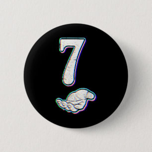 Number 7 Matching 67 Meme Halloween Costume Men Wo 6 Cm Round Badge