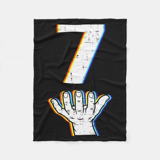 Number 7 Matching 67 Meme Halloween Costume Men Wo Fleece Blanket (Front)