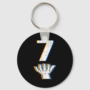 Number 7 Matching 67 Meme Halloween Costume Men Wo Key Ring