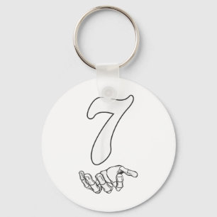 Number 7 Matching 67 Meme Halloween Costume Men Wo Key Ring