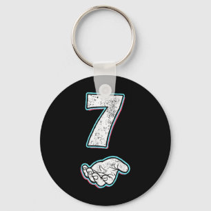 Number 7 Matching 67 Meme Halloween Costume Men Wo Key Ring