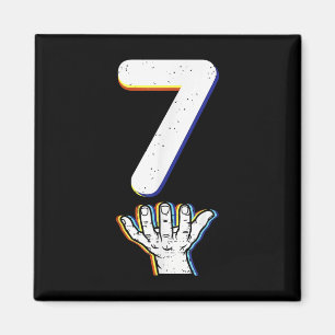 Number 7 Matching 67 Meme Halloween Costume Men Wo Magnet