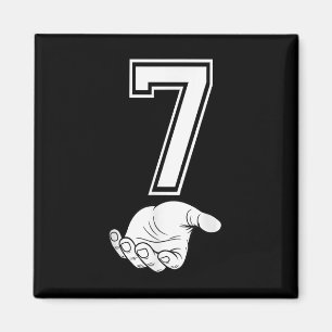 Number 7 Matching 67 Meme Halloween Costume Men Wo Magnet