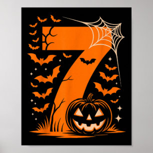 Number 7 Matching 67 Meme Halloween Costume Men Wo Poster