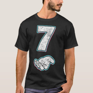Number 7 Matching 67 Meme Halloween Costume Men Wo T-Shirt