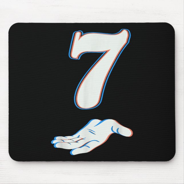 Number 7 Matching 67 Six Seven Meme Couple Hallowe Mouse Mat (Front)