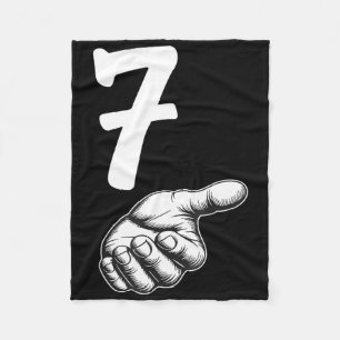 Number 7 Matching Duo 67 Meme Gen Alpha Slang Hall Fleece Blanket