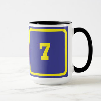 Number 7 mug