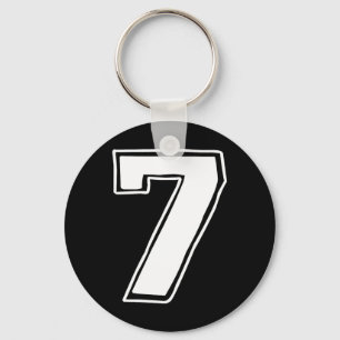 Number 7 Six Seven 6 7 Meme 67 Funny 7th Birthday  Key Ring