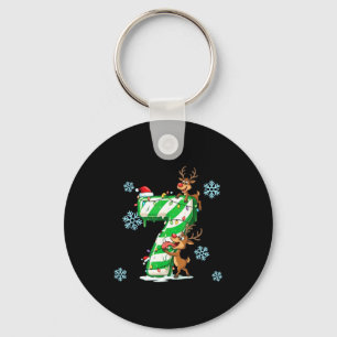 Number 7 Six Seven Gen Z Alpha Slang Ugly Christma Key Ring