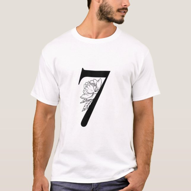 Number 7 T-Shirt (Front)