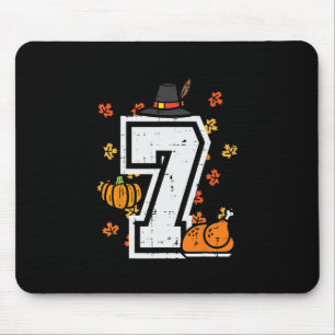 Number 7 Thanksgiving 6 7 Matching 67 Meme Men Wom Mouse Mat