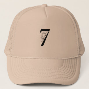 Number 7 trucker hat