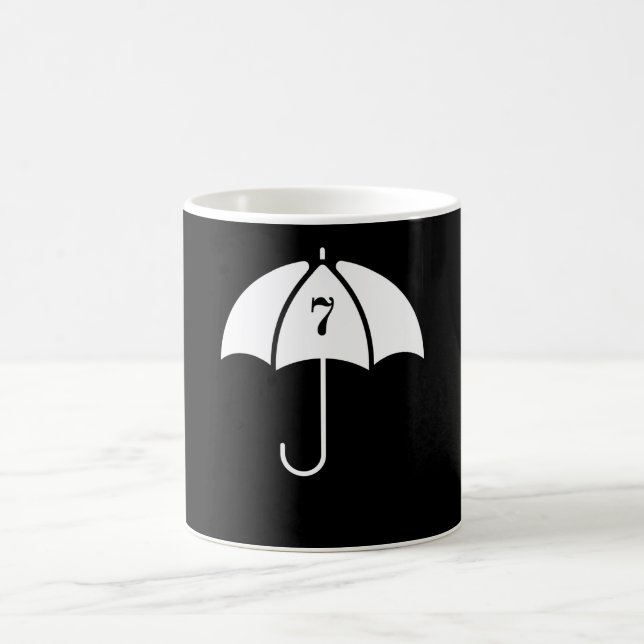 Number 7 Vanya Umbrella Academy inverted Coffee Mug (Center)
