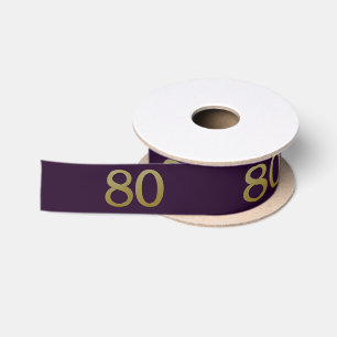 Number 80 Satin Ribbon