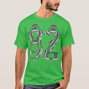 Number 82 Jersey 82 Mum Player Fan 1 T-Shirt