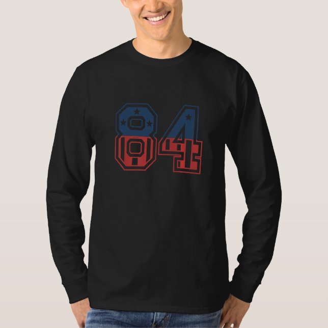 Number 84 USA T-Shirt (Front)