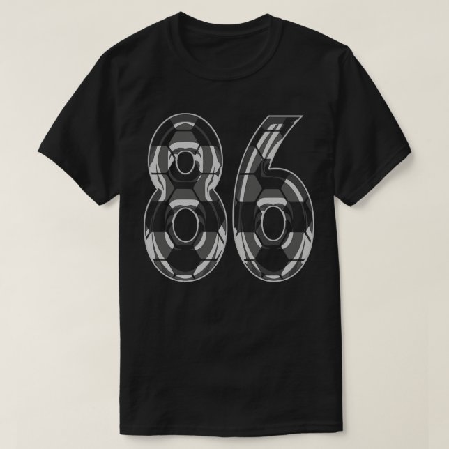 Number 86 Jersey 86 Mum Player Fan T-Shirt (Design Front)