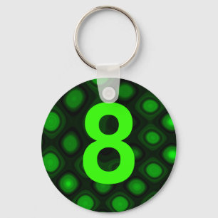 Number 8 key ring
