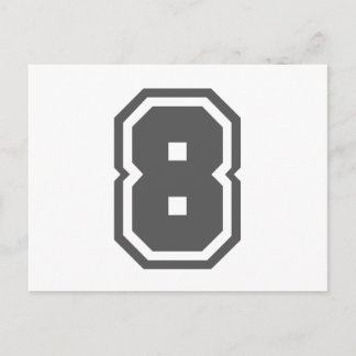 Number 8 postcard