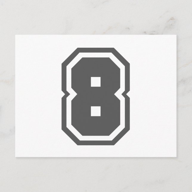 Number 8 postcard (Front)