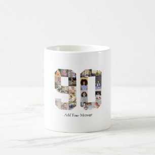 Number 90 Photo Collage Coffee Mug