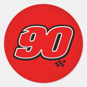 Number 90 - Sticker