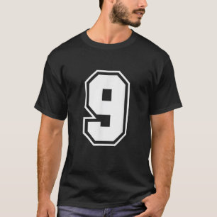 Number 9 Counting Monogram T Shirt