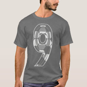 Number 9 Jersey 9 Mum Player Fan T-Shirt