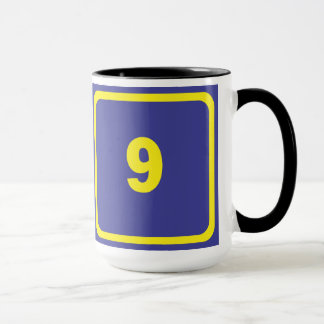 Number 9 mug