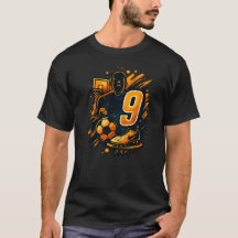 Number 9 Sports T-Shirt – Football & Basketball 
