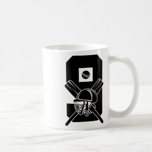 Number 9 Years Cricket 9th Birthday Coffee Mug