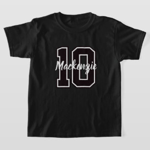 Number And Name Personalised  T-Shirt