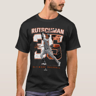 Number and Portrait Adley Rutschman Baltimore T-Shirt