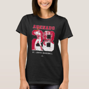 Number and Portrait Nolan Arenado St Louis MLBPA 1 T-Shirt