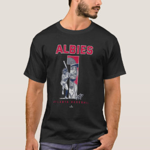 Number and Portrait Ozzie Albies Atlanta MLBPA T-Shirt
