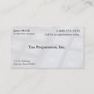 Number and symbol keys fade business card