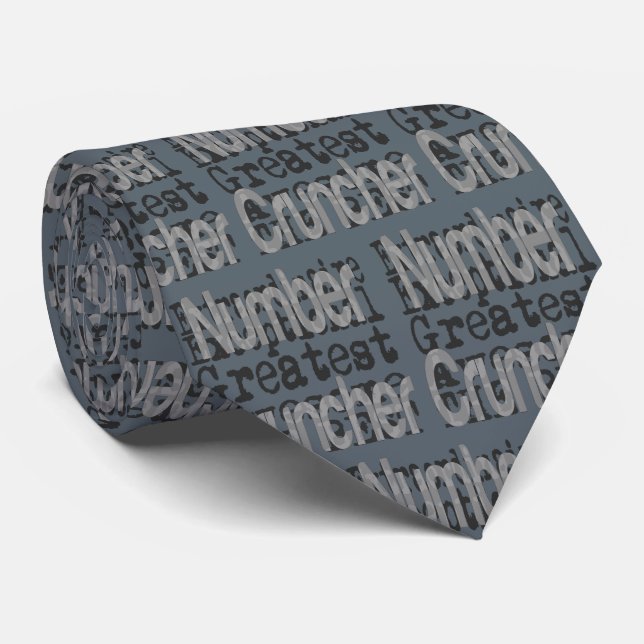 Number Cruncher Extraordinaire Tie (Rolled)