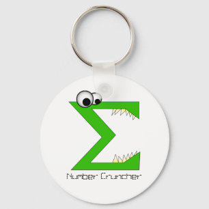 Number Cruncher Key Chain
