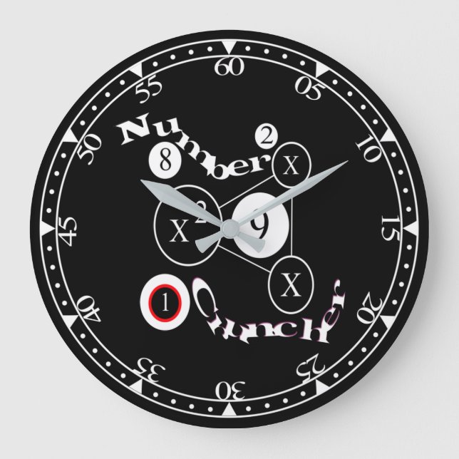 Number Cruncher Large Clock (Front)