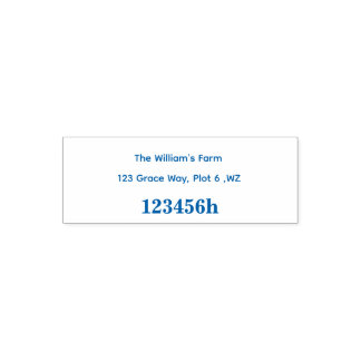 Number Custom Date Stamp