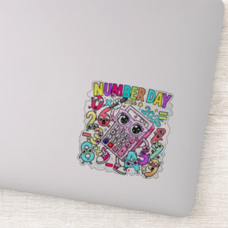 Number Day Calculator Sticker for Kids UK School