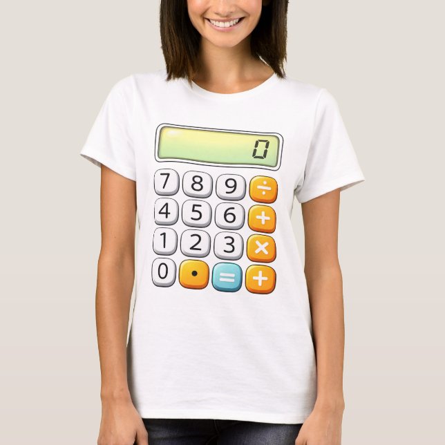 Number Day Classic Calculator Math T Shirt (Front)