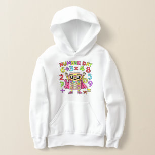 Number Day Cute Calculator Character Hoodie